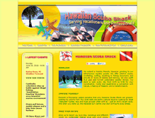 Tablet Screenshot of hawaiianscubashack.com